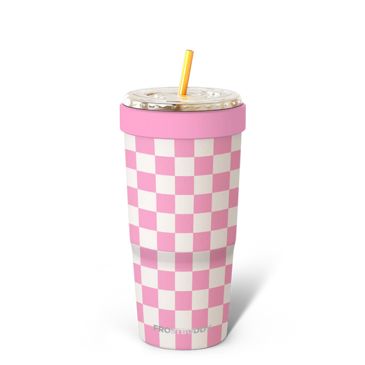 To-Go Buddy | Pink Checkered