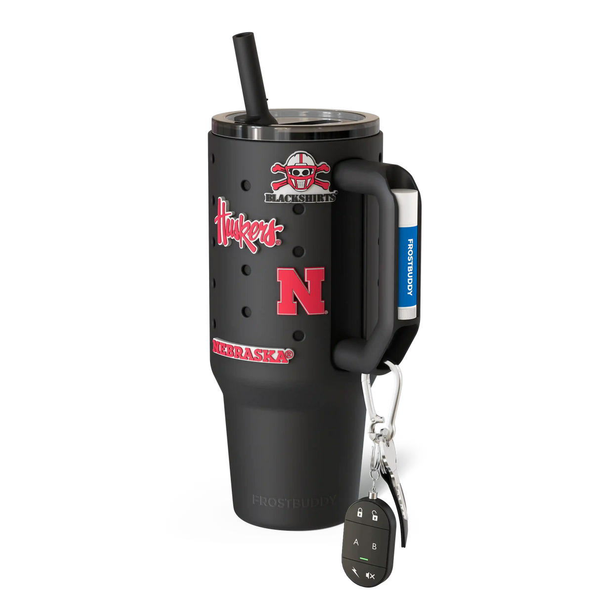 Thicc Buddy 40oz | Nebraska Cornhuskers | Skin + Budz Bundle